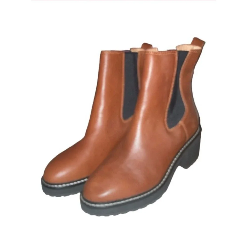 Madewell New The Carina Platform Chelsea Boot Size 9